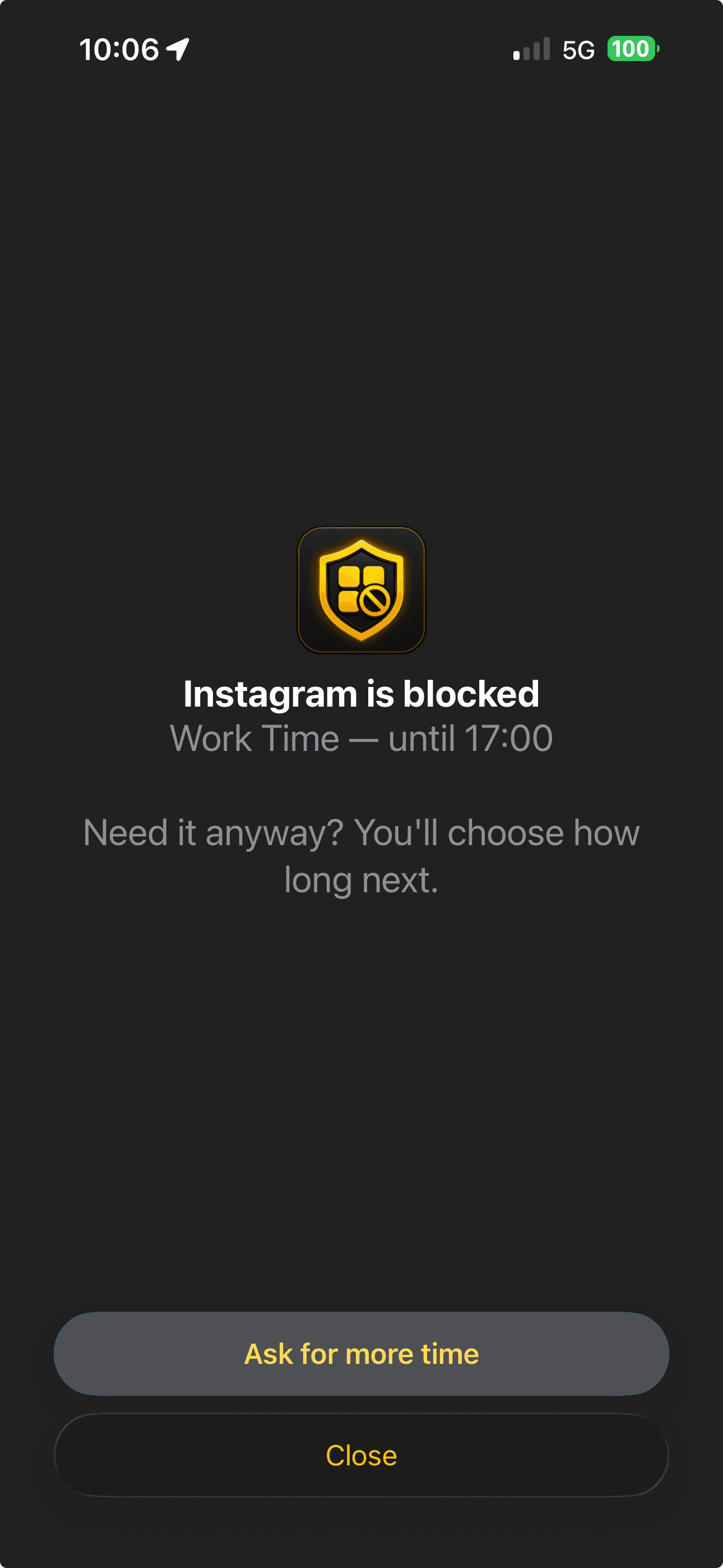 Blocked